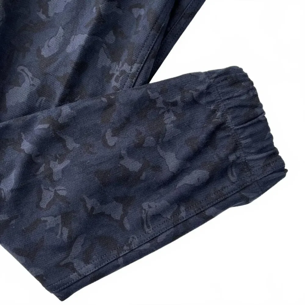 Athleta Farallon Jogger Pants Stratum Camo Navy Elastic Waist Size 4 Stretch - Picture 9 of 9